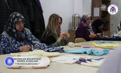 Erzincan'da “Tığ Örücülüğü Kursu” devam ediyor