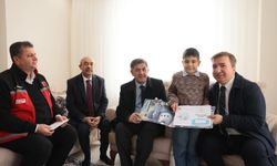 Erzincan'da şehidimizin emanetine anlamlı ziyaret