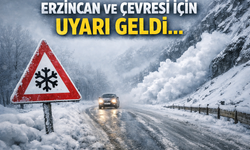 Erzincan ve Çevresi İçin Uyarı Geldi...