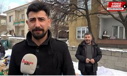 Erzincan Salı Pazarı’nda kış fırtınası