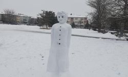 Erzincan’da Kar, Bu Kez Sanata Dönüştü