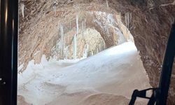 Kemaliye'de çığ düştü