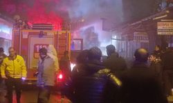 Erzincan Merkez Çarşısı’nda korkutan yangın