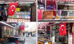 Türk Bayrağına yapılan saldırıya Erzincan’dan bayraklı tepki