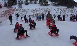 Üzümlü’deki Kızak Mücadelesi Ergan Dağı’nda Mutlulukla Bitti