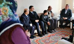 "Erzincan bizim evimiz" diyen Vali Aydoğdu'dan 4 haneye ziyaret..