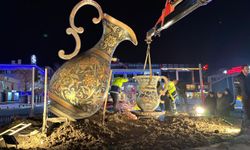 Erzincan'ın simgesi yerinden kaldırıldı