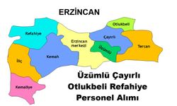 Üzümlü, Çayırlı, Otlukbeli ve Refahiye'ye 280 işçi alınacak