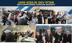 Erzincan’da yer sofrasında 1000 kişilik dev iftar!