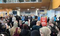 Erzincan kafilesi dualarla kutsal yola çıktı..