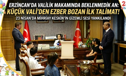 Erzincan'da Valilik Makamında Beklenmedik An: Küçük Vali'den Ezber Bozan İlk Talimat!