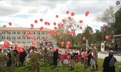 Erzincan Jandarma Atatürk'e mektupları balonla gönderdi