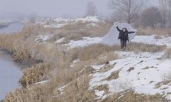 Erzincan’ın doğasında sanat: “Şaman” performansı dikkat çekti