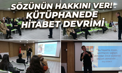 Sözlerinizi sağlam atın:Erzincan'da  kütüphanede hayat dersi niteliğinde seminer