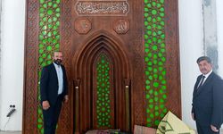 Başkan Aksun Cami İnşaatına Ziyaret