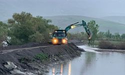DSİ’den Kargın'da Taşan Karasu Nehri’nde Sedde Hamlesi