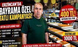 Erzincan’da Bayram Öncesi Tatlı Çılgınlığı! 600 Liralık Baklava 400 TL’ye Düştü