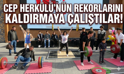 Erzincanlılar Dörtyol Meydanı’nda Naim Süleymanoğlu’nun Rekorlarını Denedi!