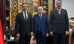 İliç Heyeti Ankara’da Bahçeli ile Görüştü