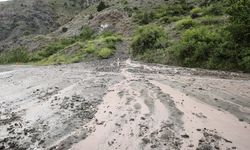 Erzincan Kemah Yolunda Toprak Kayması