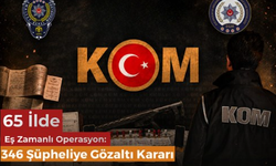 Erzincan Dahil 65 İlde 346 Gözaltı Kararı!