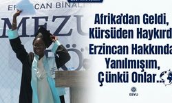 Afrika’dan Geldi, Kürsüden Haykırdı: "Erzincan Hakkında Yanılmışım, Çünkü Onlar..."