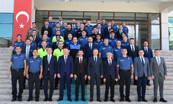 Erzincan emniyetinde rütbe terfisi heyecanı yaşandı