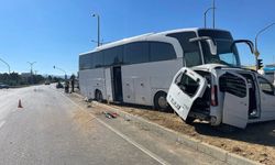 Erzincan'dan Burdur'a giden tur otobüsü kaza yaptı: 1 ölü