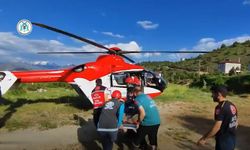 Refahiye'de Kalp Hastası Vatandaşı Hava Ambulans Kurtardı
