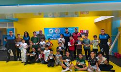 Erzincan'ın Polislerinden Minik Sporculara Güvenlik Eğitimi