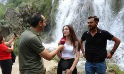 Girlevik Şelalesi'ne Ziyaretçi Akını!
