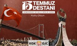 KGK’dan 15 Temmuz Demokrasi Ve Millî Birlik Günü Mesajı