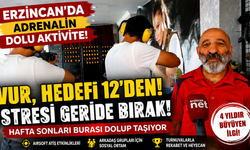 Erzincan’da Stres Atmanın Farklı Yolu! Atış Etkinliklerine Yoğun İlgi