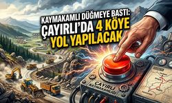Kaymakamlı Düğmeye Bastı: Çayırlı’da 4 Köye Yol Yapılacak