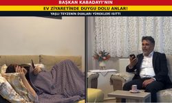 Başkan Kabadayı’nın Ev Ziyaretinde Duygu Dolu Anlar! Yaşlı Teyzenin Duaları Yürekleri Isıttı