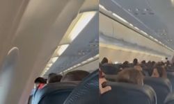 Erzincan Uçağında Bitmek Bilmeyen Yolculuk: Havada Panik (Video)