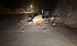 Erzincan'ın Tarihi Yolunda Kayalar Düştü, Ekipler Seferber Oldu
