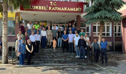 Otlukbeli Kaymakamı Aydın Yanık'a veda!