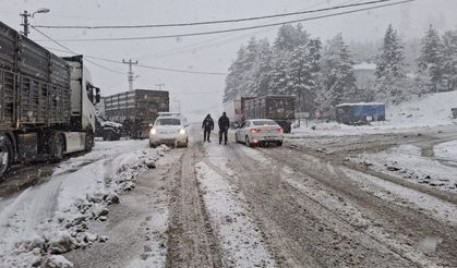 Erzincan - Pülümür yolu zincirsiz araçlara kapatıldı