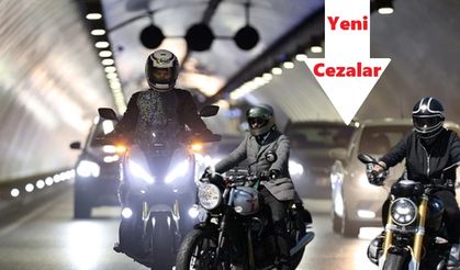 Motosiklet sürücülerine yeni cezalar katlanarak geliyor