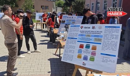 TÜBİTAK 4006 bilim fuarı Erzincan’da sergilendi