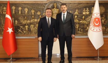 Erzincan Valisi Aydoğdu, MSB’de Temaslarda Bulundu