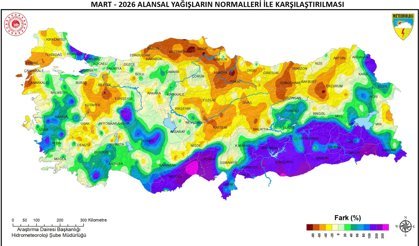 Mart ayında yağışlar rekor kırdı