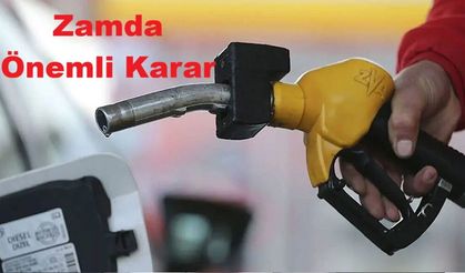 Motorin ve benzine gelecek zam durduruldu