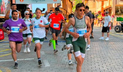 Kemaliye'de Sporcular Doğanın Kalbine Koştu