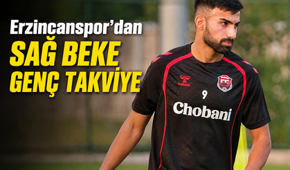 Erzincanspor’dan Sağ Beke Genç Takviye
