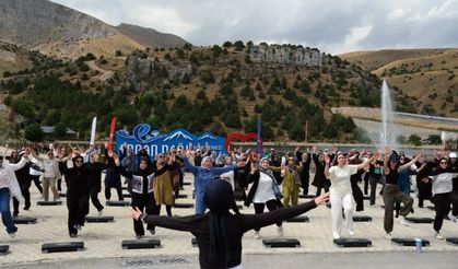 Ergan Dağı’nda Doğa Eşliğinde 100 Kadından Spor Rüzgârı
