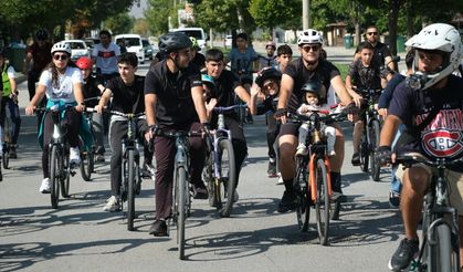 Erzincan’da Pedallar Sağlık İçin Döndü