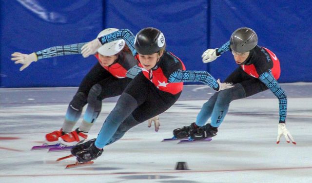 Short Track Milli Takımı, Erzurum'daki kampını başarıyla tamamlıyor