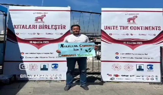 Erzincanlı sporcumuz "Kıtalar Arası Yüzücü "unvanını almaya hak kazanmıştır